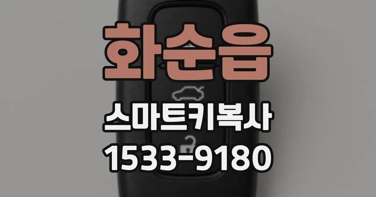 화순읍 스마트키복사
