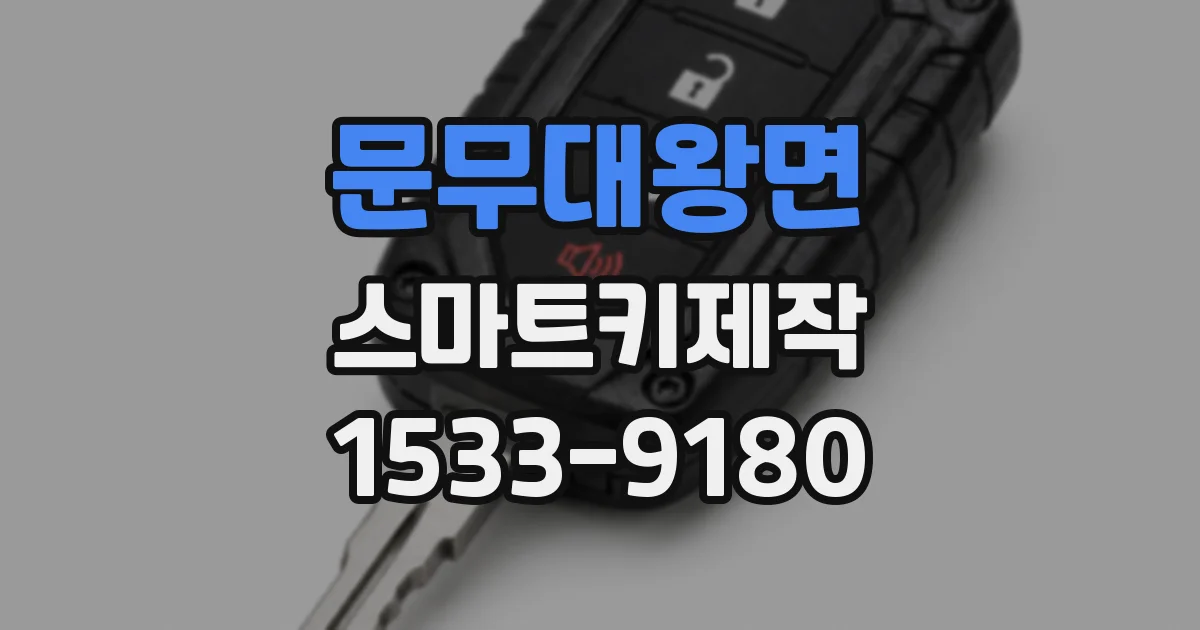 문무대왕면 스마트키제작
