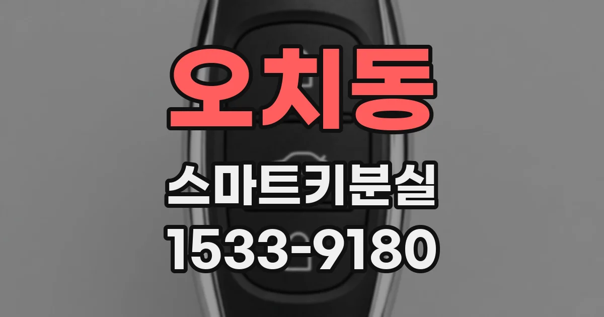 오치동 스마트키분실