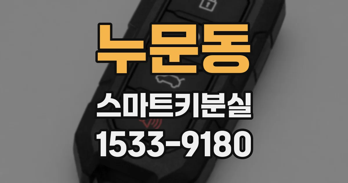 누문동 스마트키분실