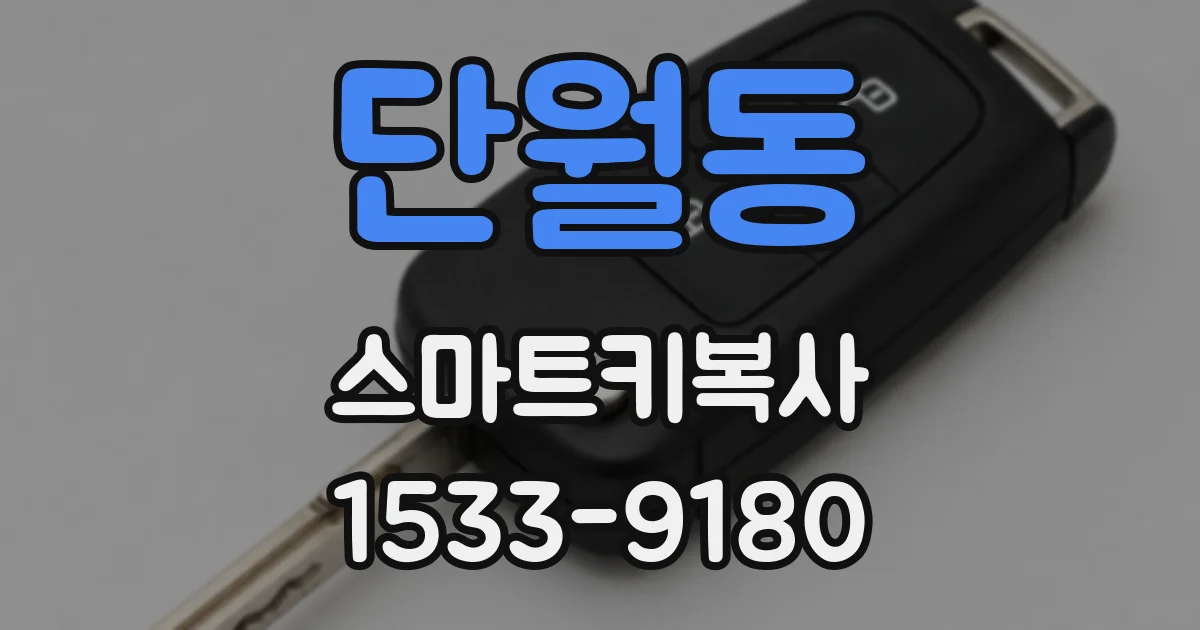 단월동 스마트키복사