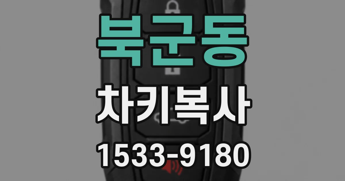북군동 차키복사