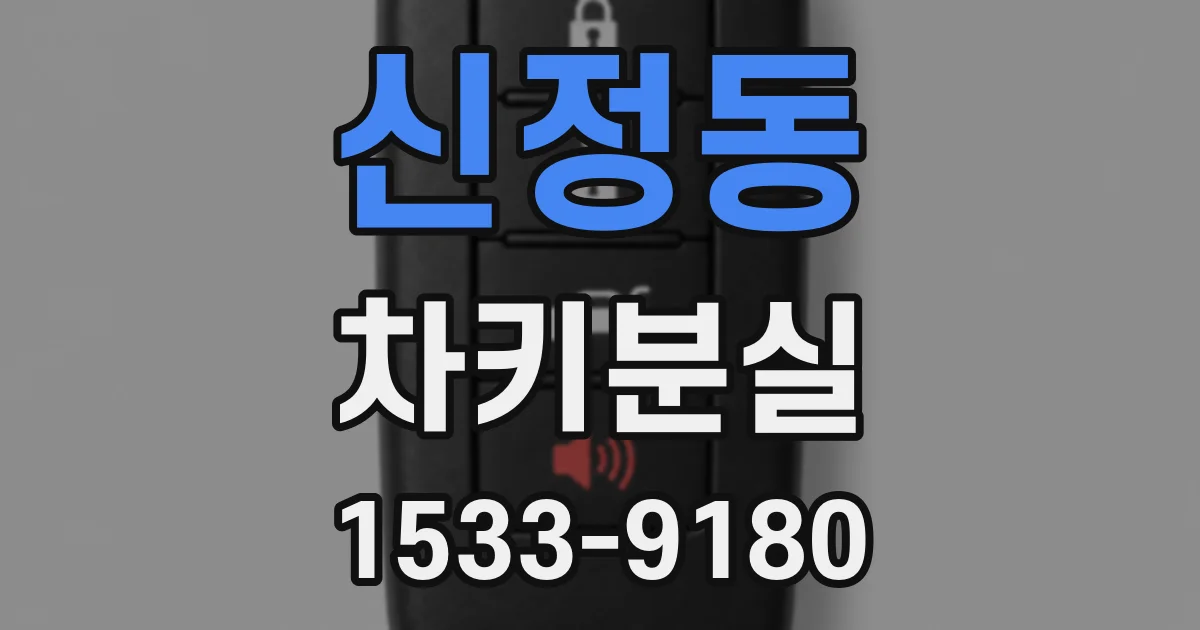 신정동 차키분실