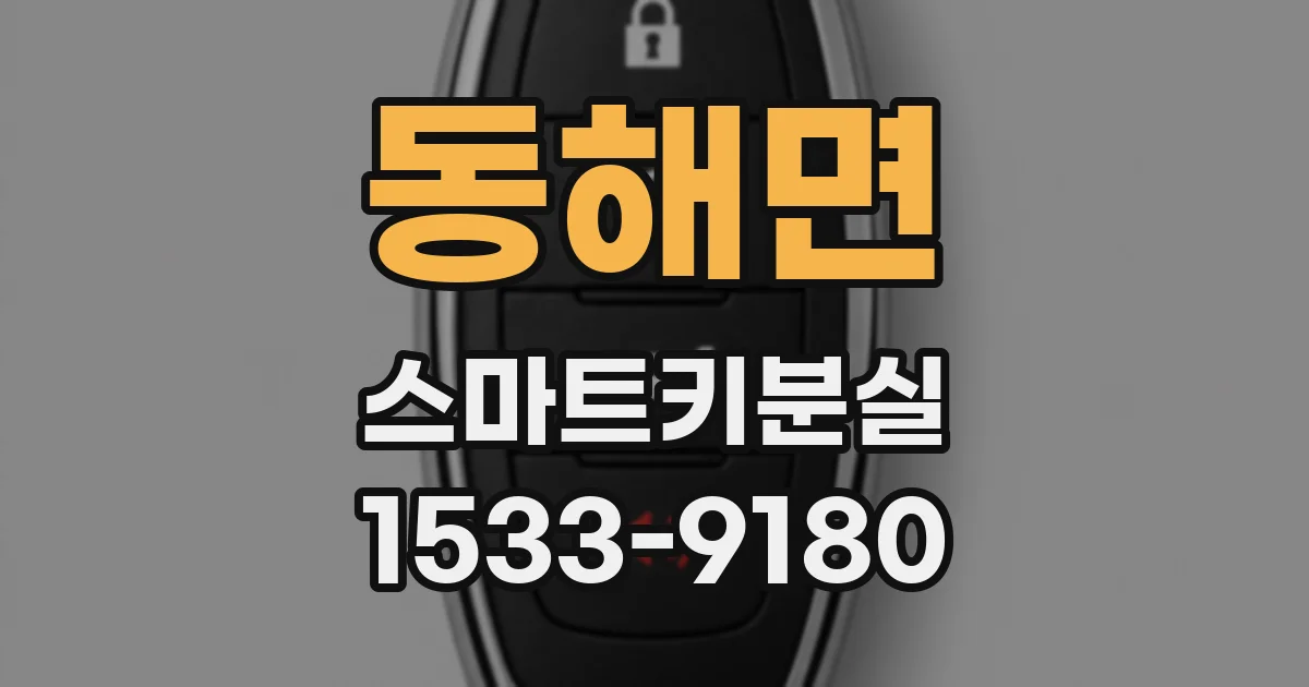 동해면 스마트키분실