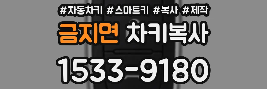 금지면 차키복사