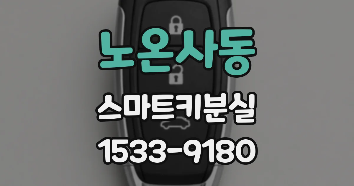노온사동 스마트키분실
