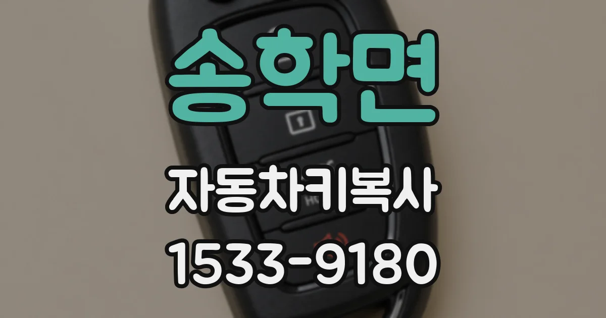 송학면 자동차키복사