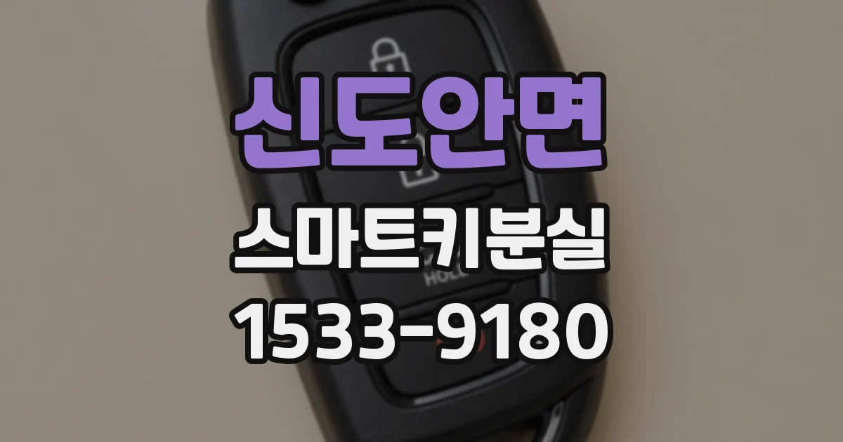 신도안면 스마트키분실