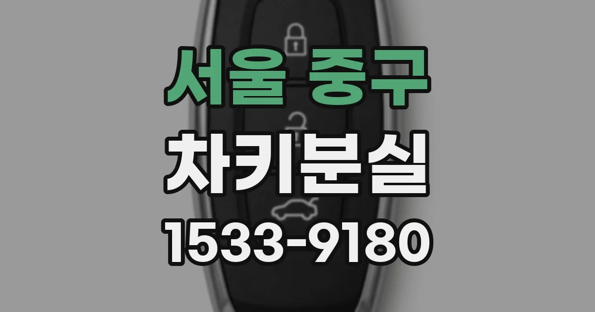 서울 중구 차키분실