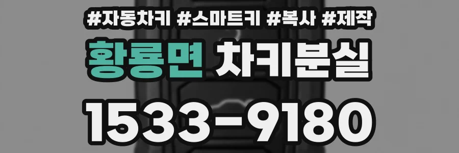황룡면 차키분실