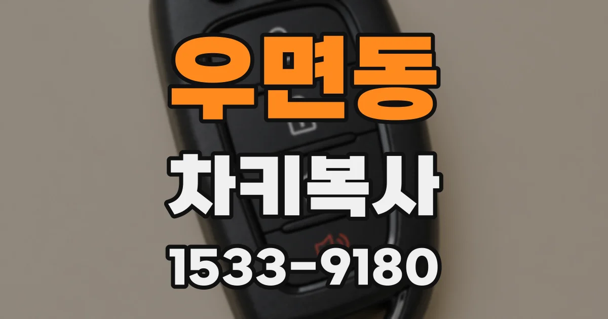 우면동 차키복사