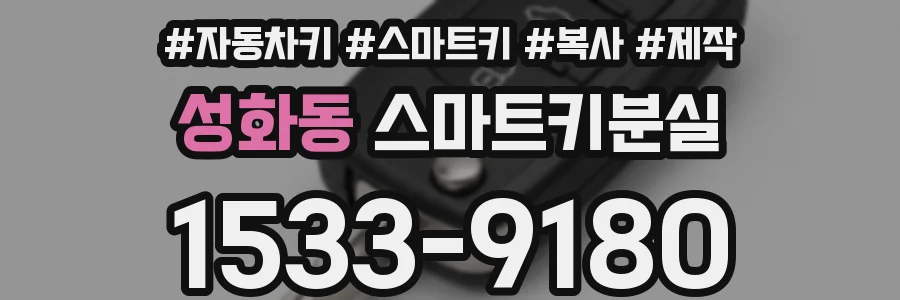 성화동 스마트키분실
