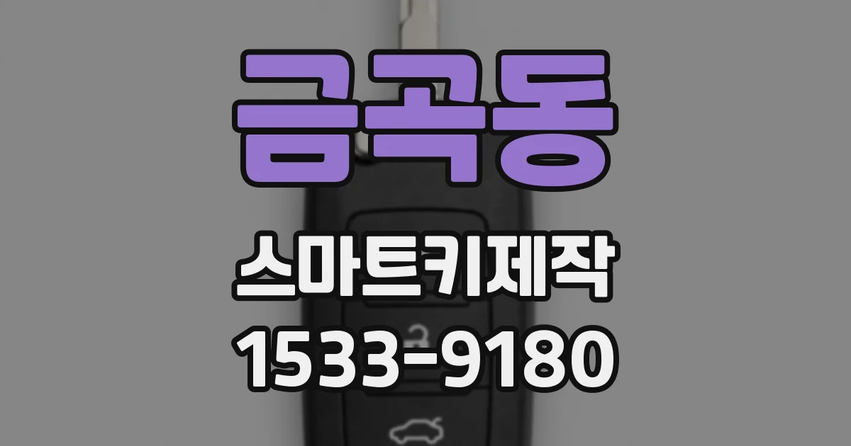 금곡동 스마트키제작
