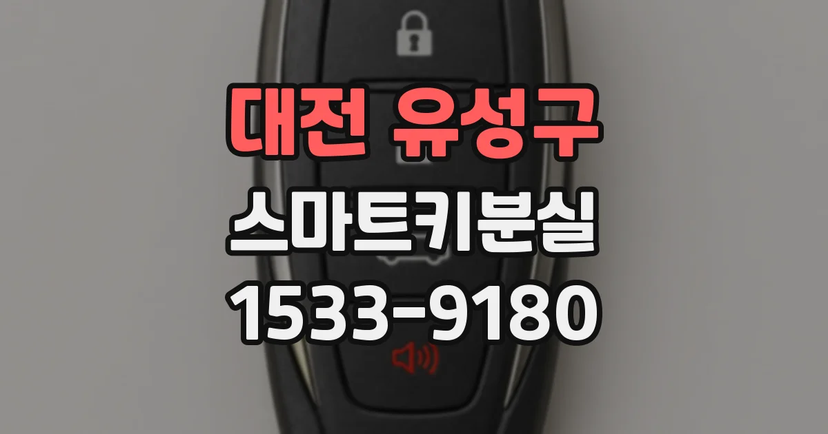 대전 유성구 스마트키분실