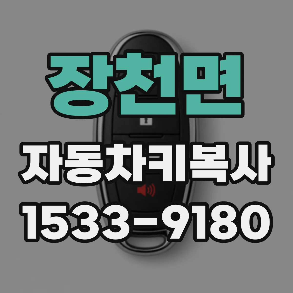 장천면 자동차키복사