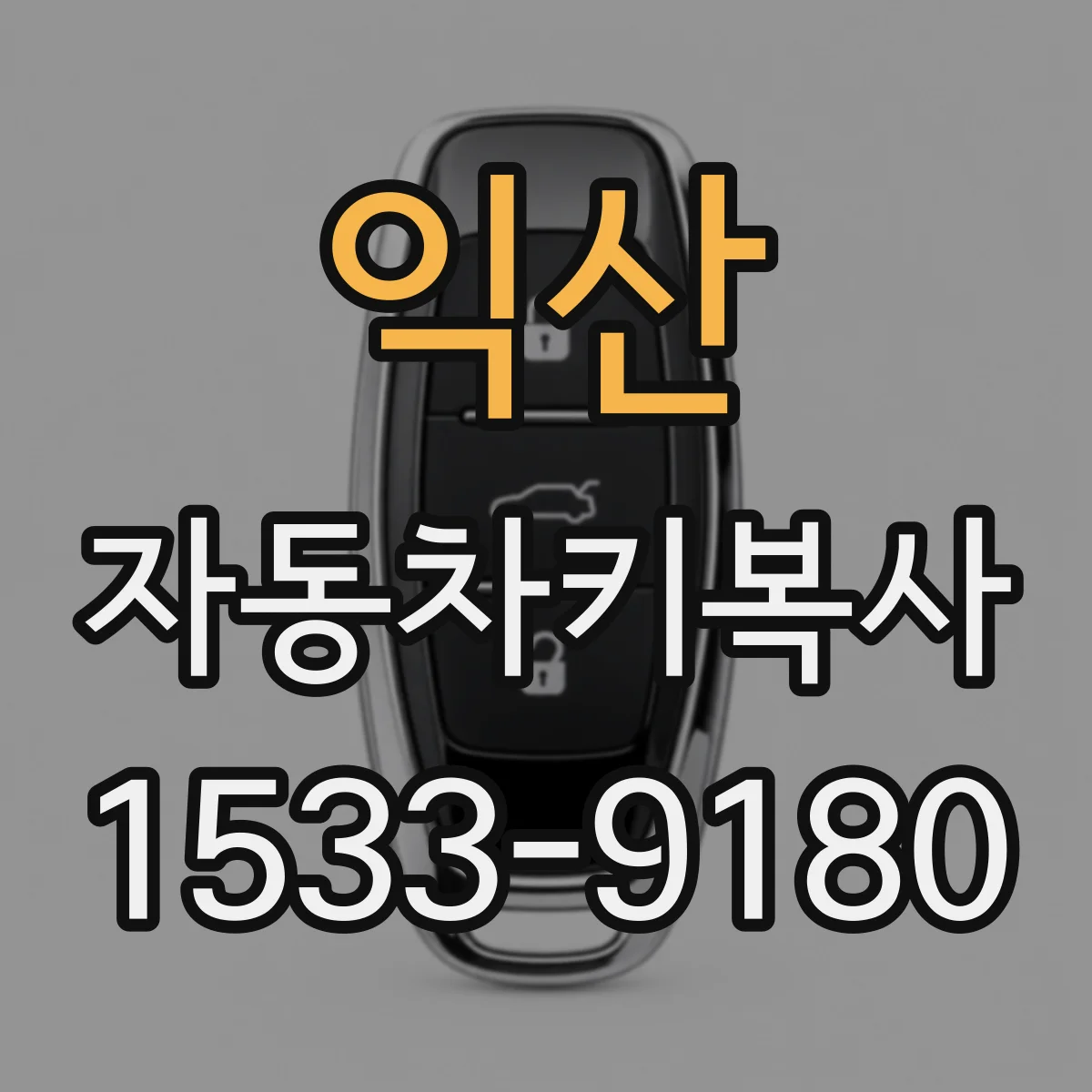 익산 자동차키복사