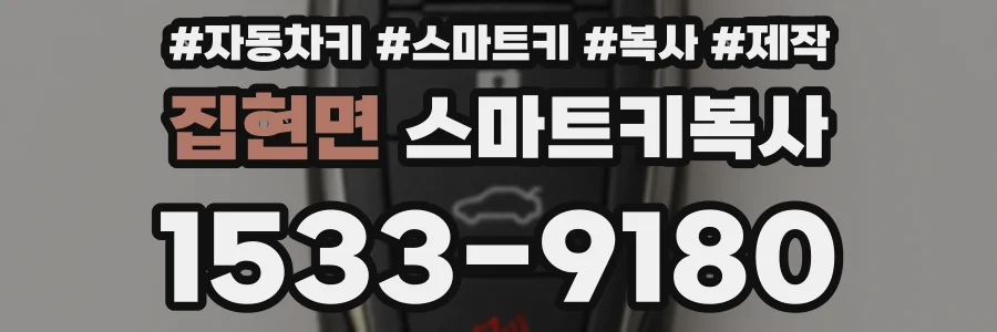 집현면 스마트키복사