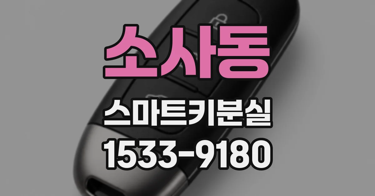 소사동 스마트키분실