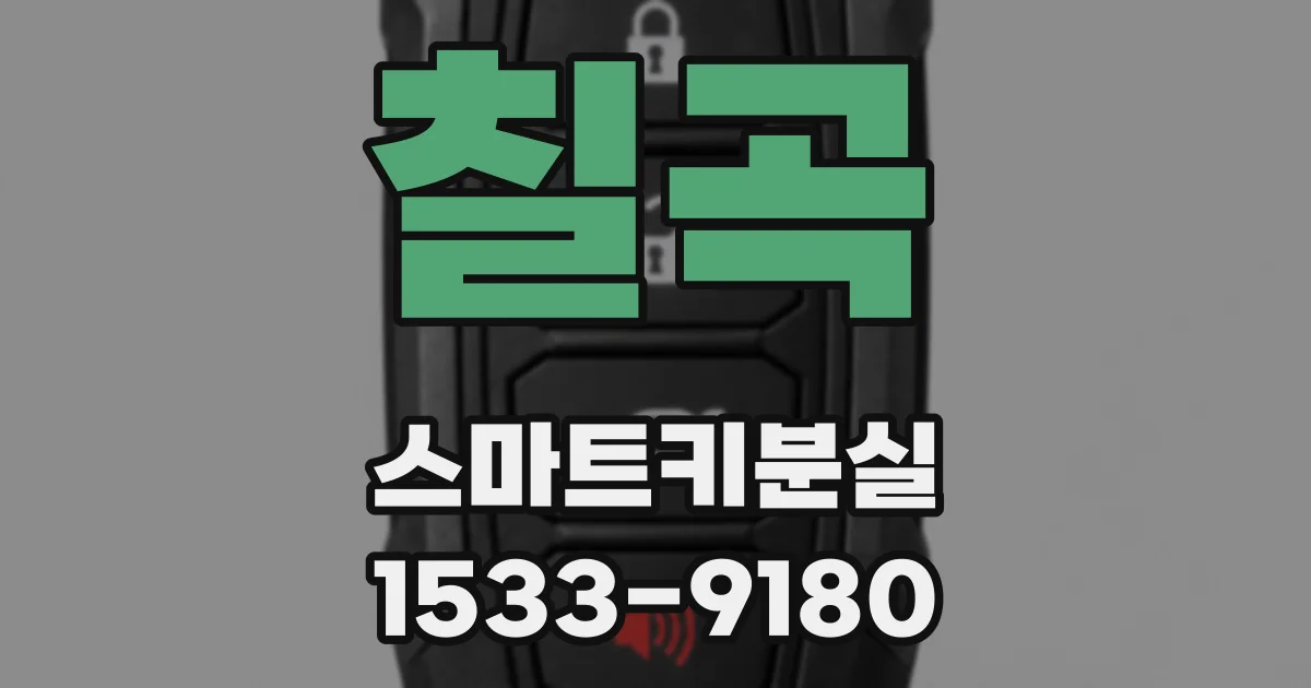 칠곡 스마트키분실