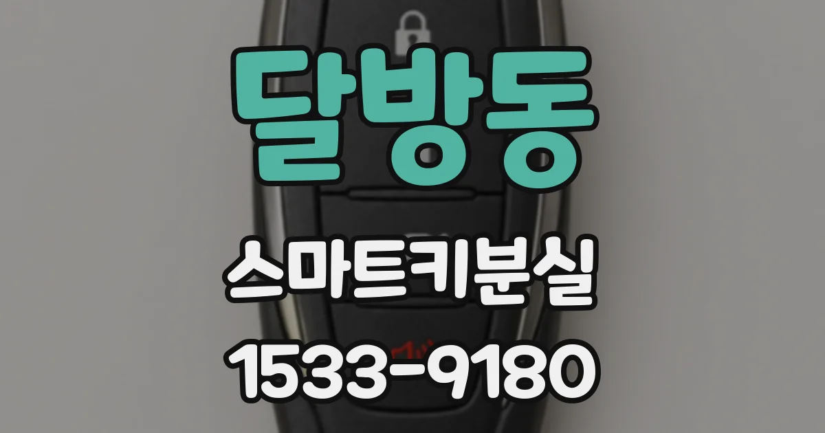 달방동 스마트키분실