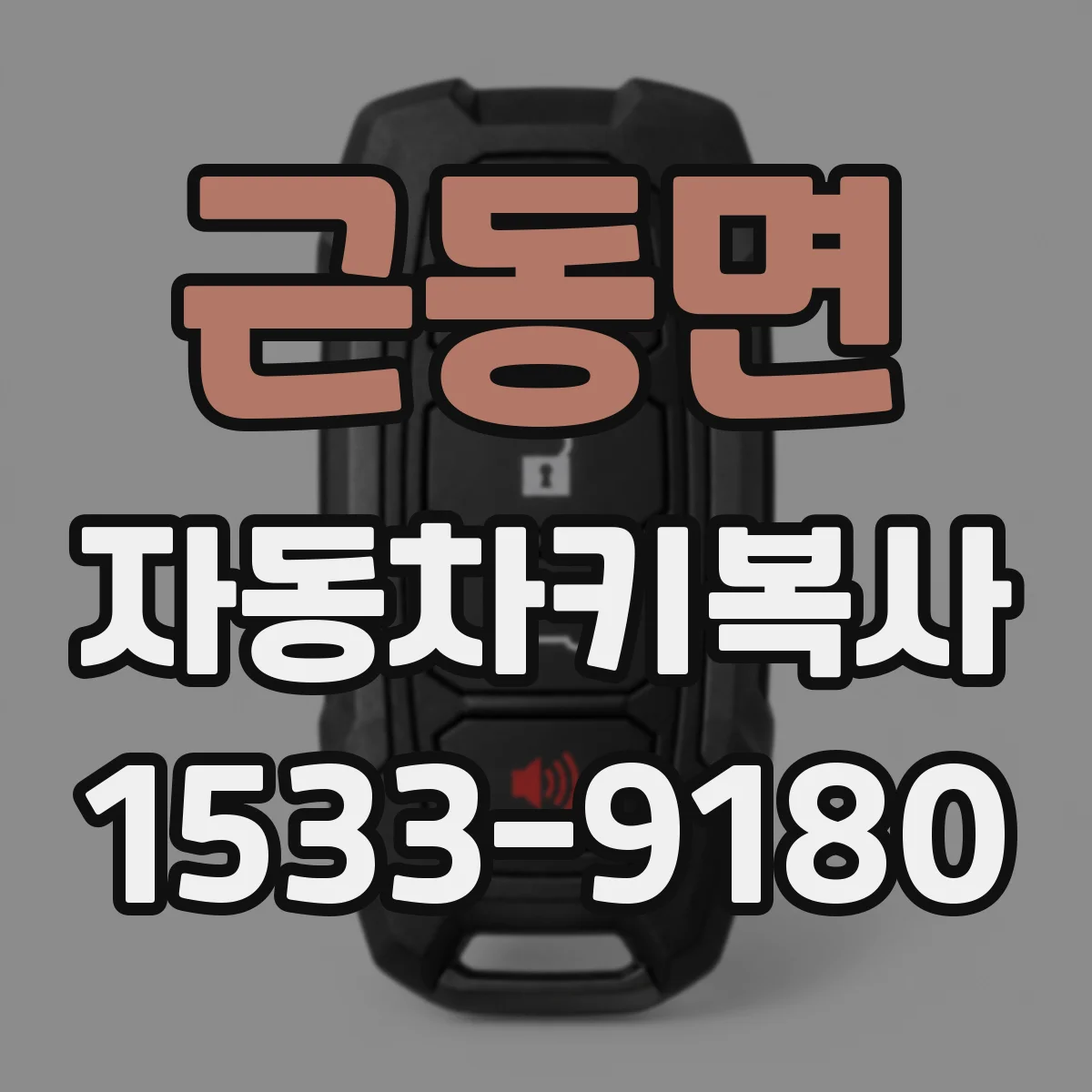 근동면 자동차키복사
