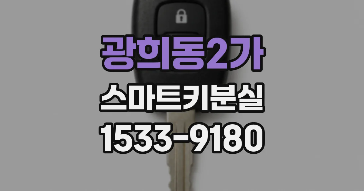 광희동2가 스마트키분실