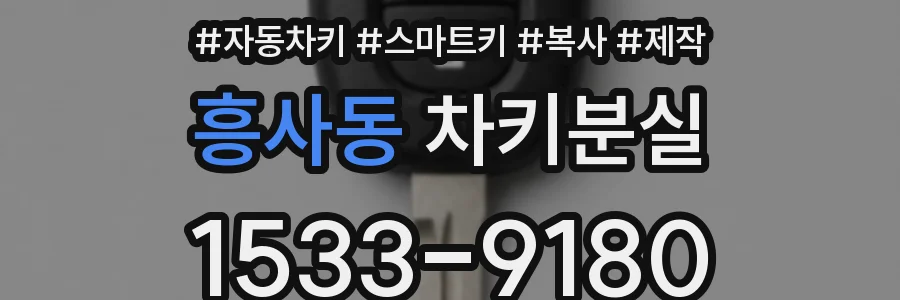 흥사동 차키분실