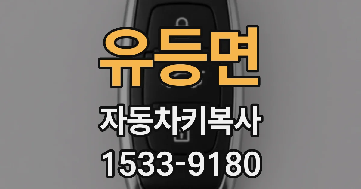 유등면 자동차키복사