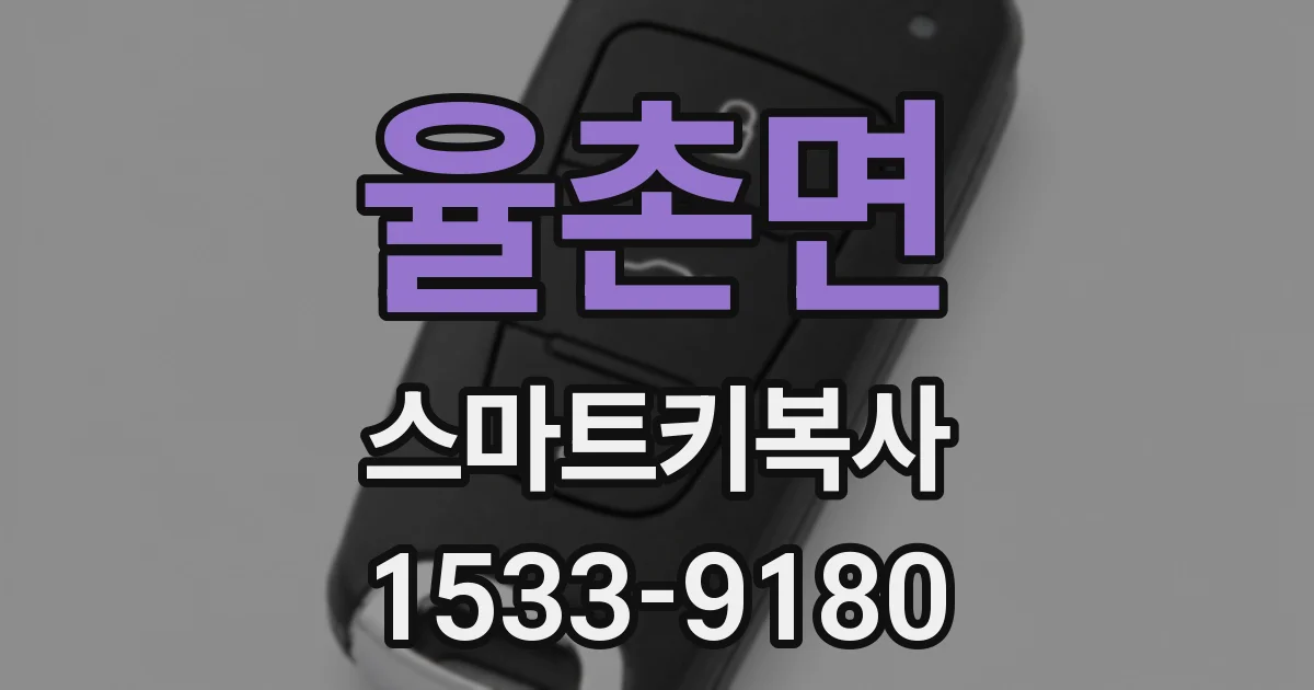율촌면 스마트키복사