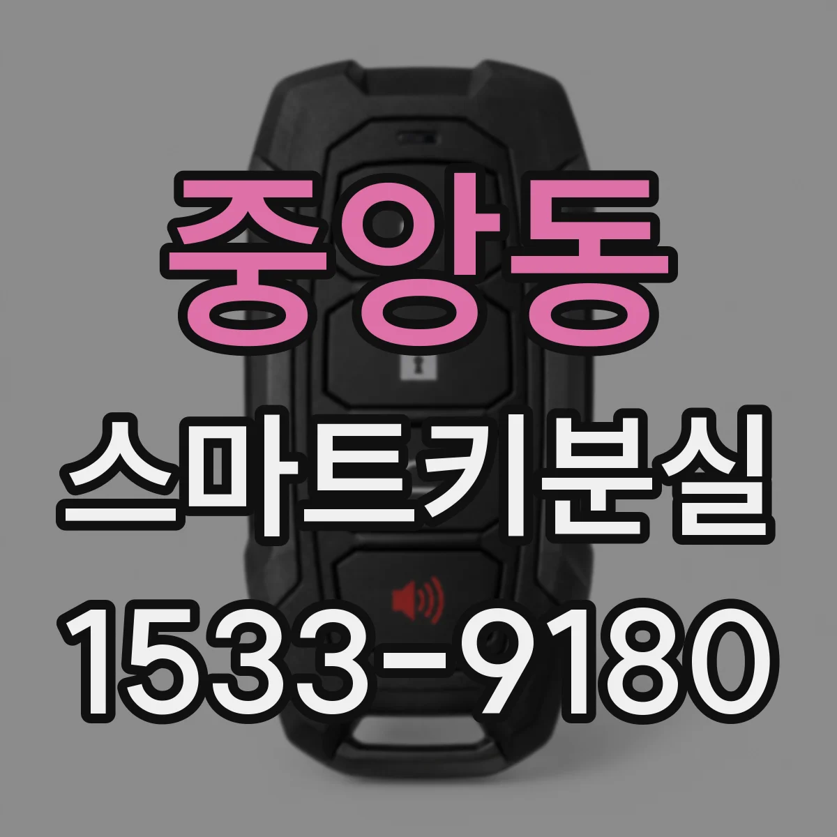중앙동 스마트키분실