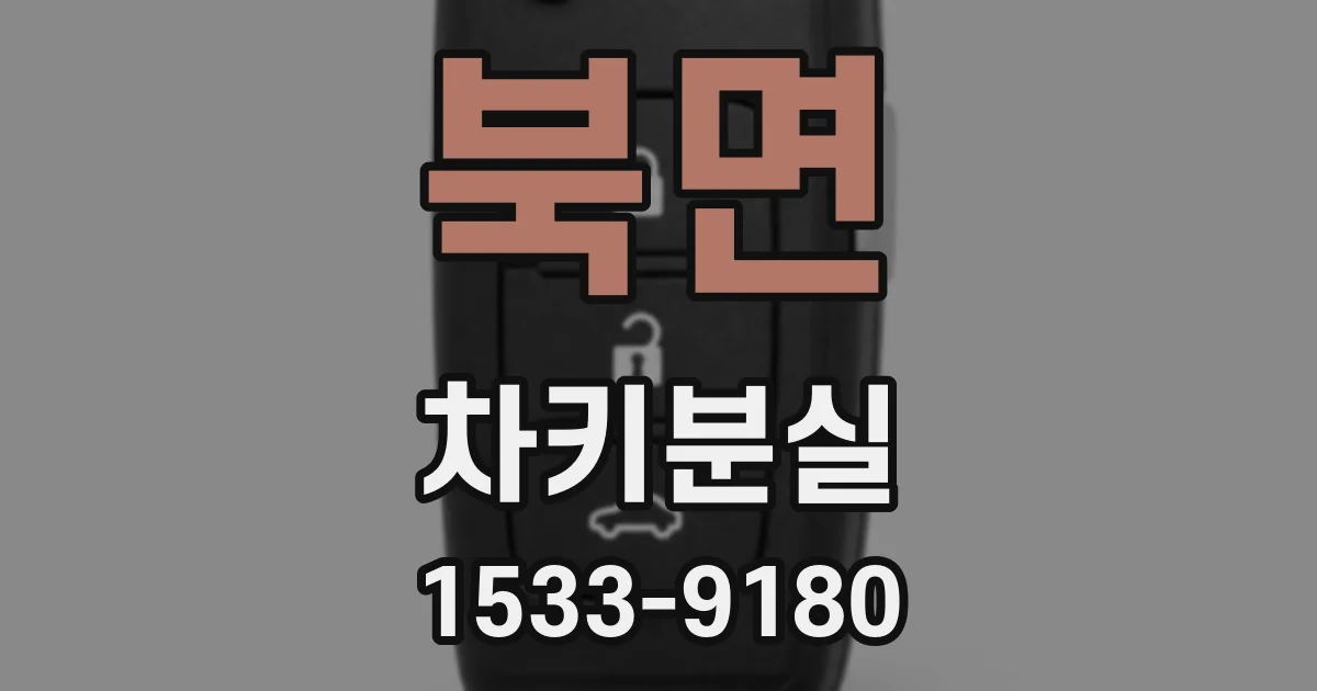 북면 차키분실
