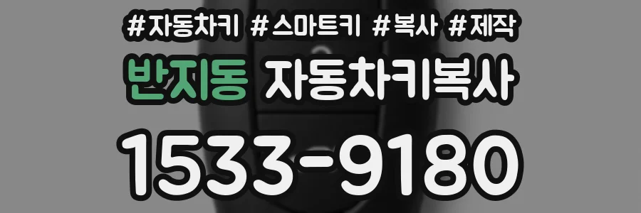 반지동 자동차키복사