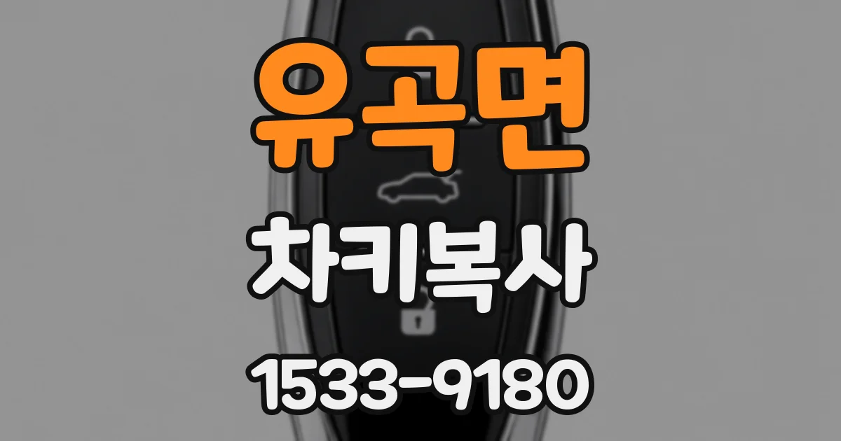 유곡면 차키복사