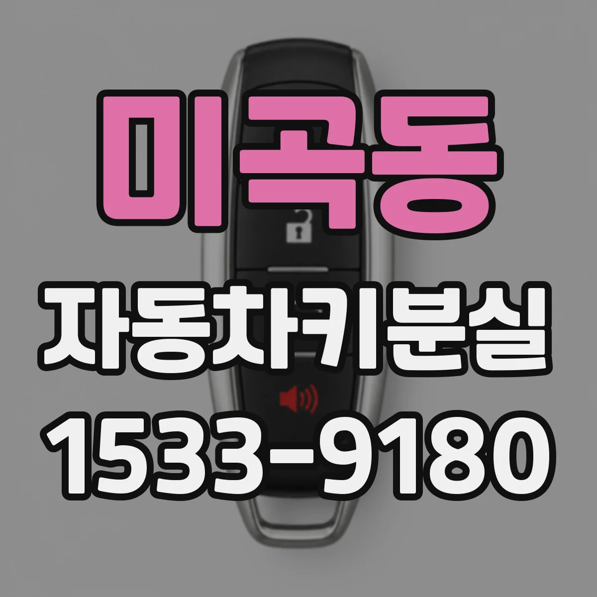 미곡동 자동차키분실