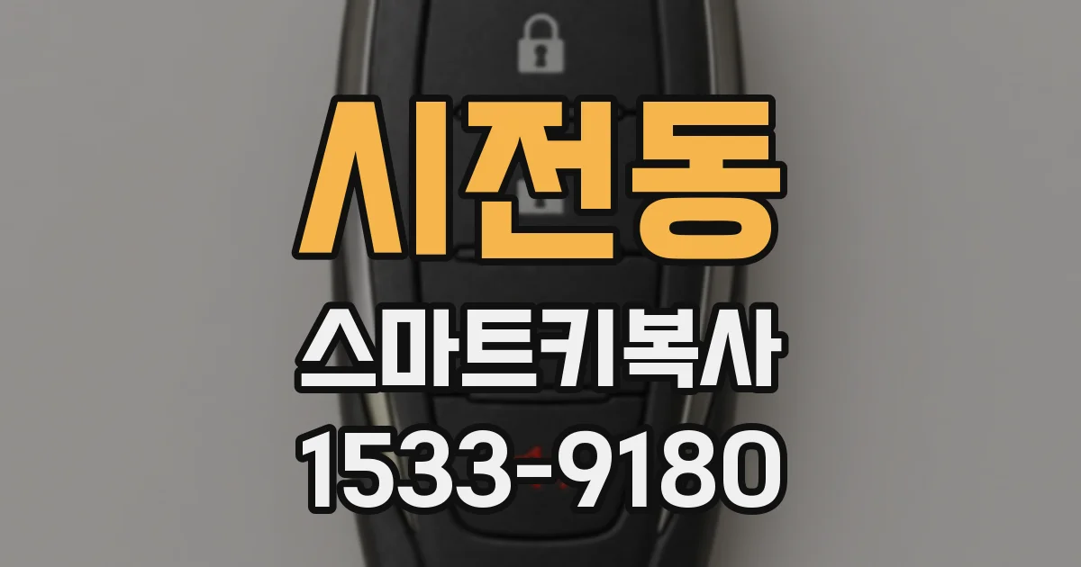 시전동 스마트키복사