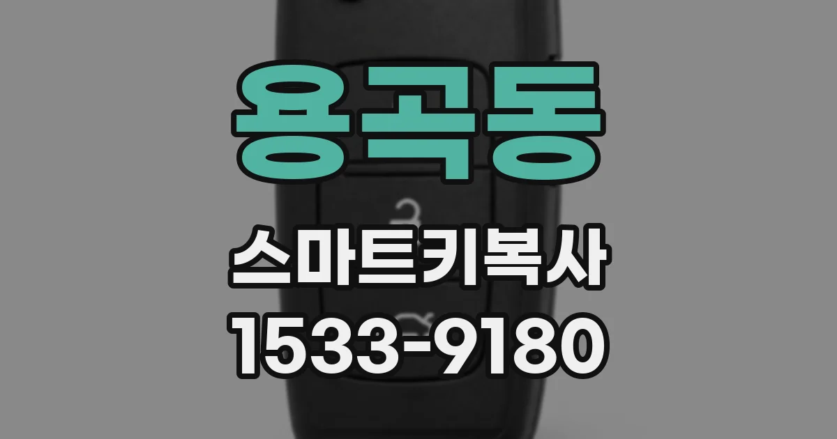 용곡동 스마트키복사