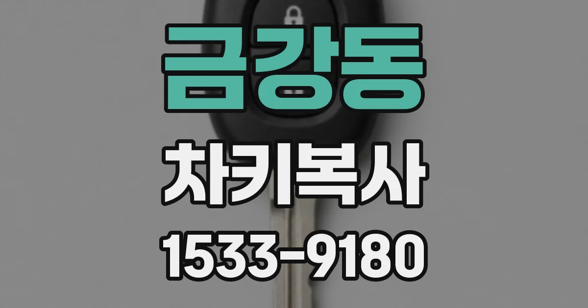 금강동 차키복사