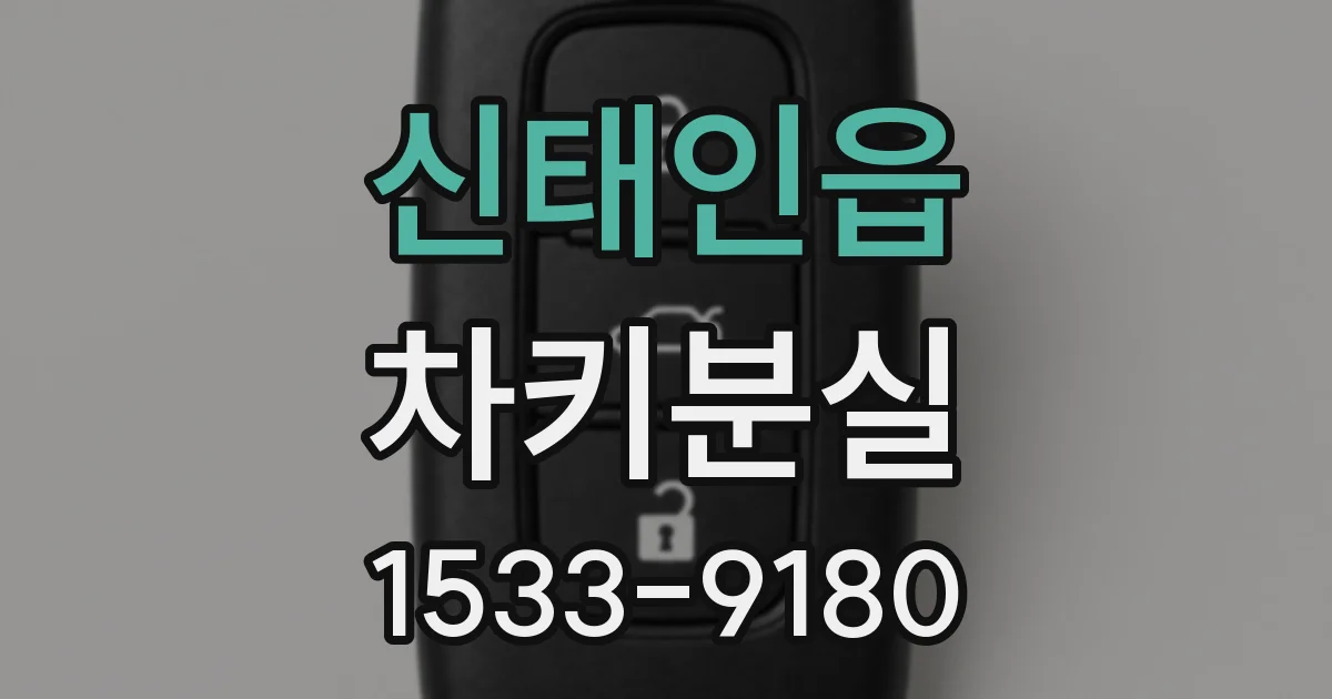 신태인읍 차키분실