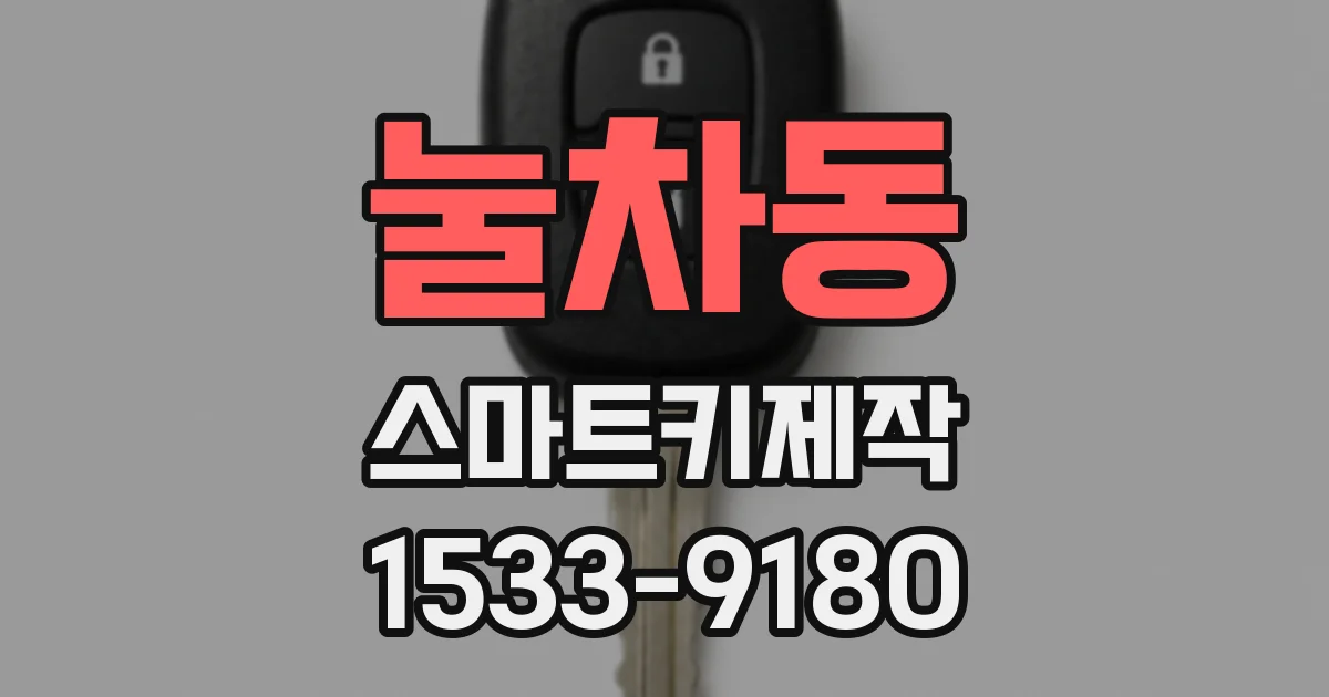 눌차동 스마트키제작