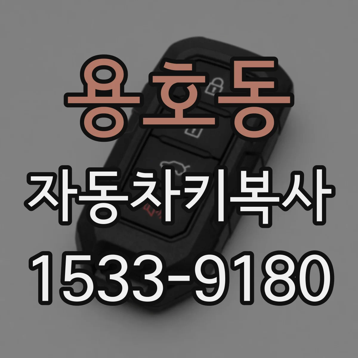 용호동 자동차키복사