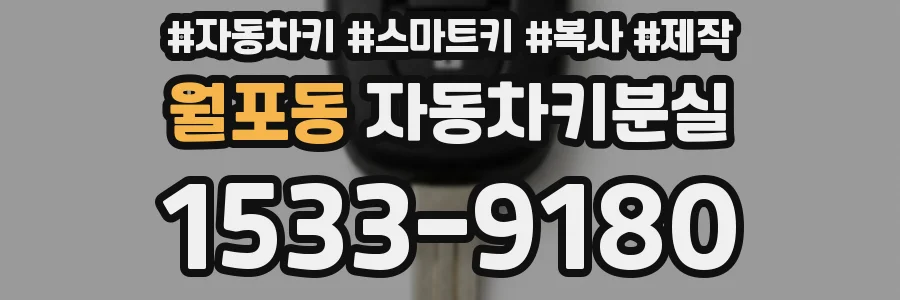 월포동 자동차키분실