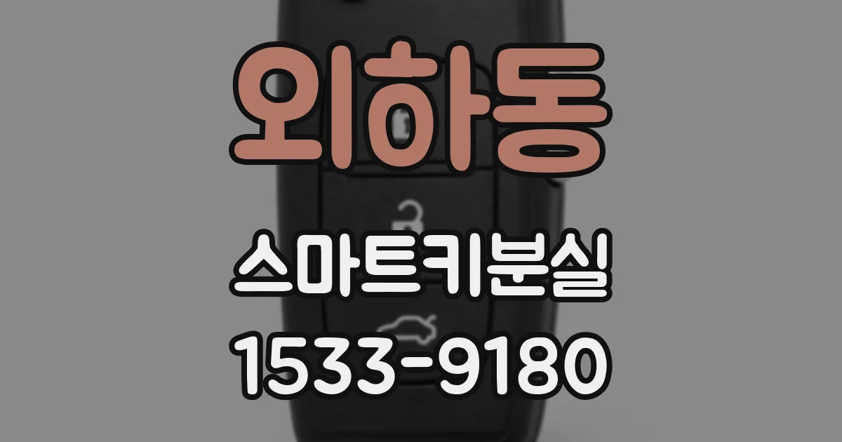 외하동 스마트키분실