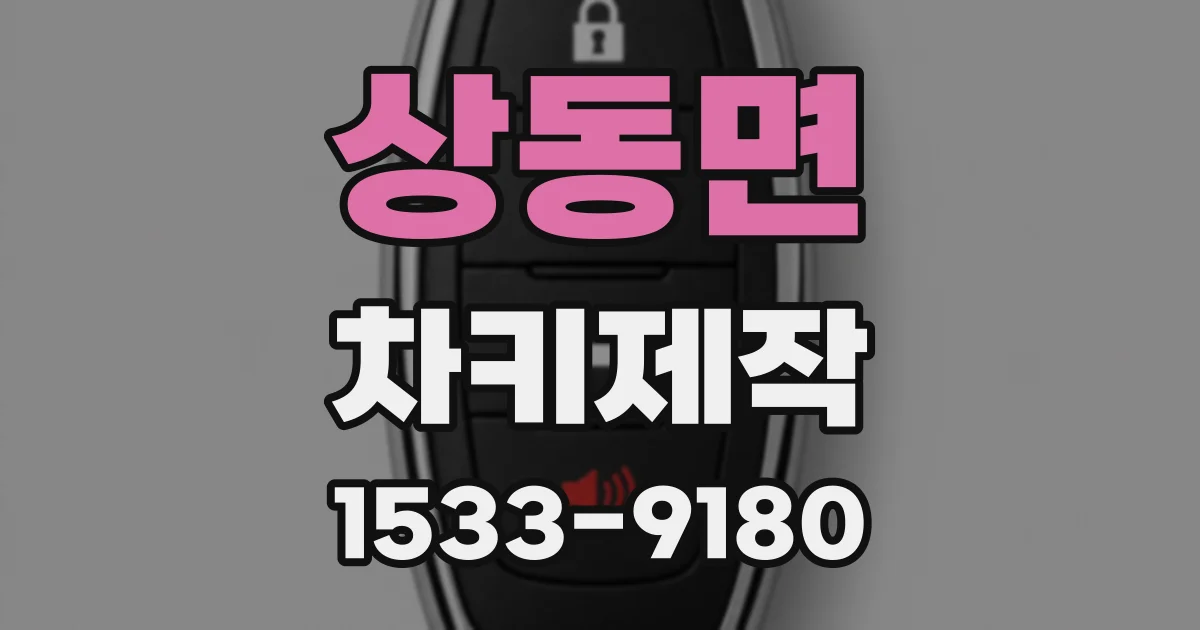 상동면 차키제작