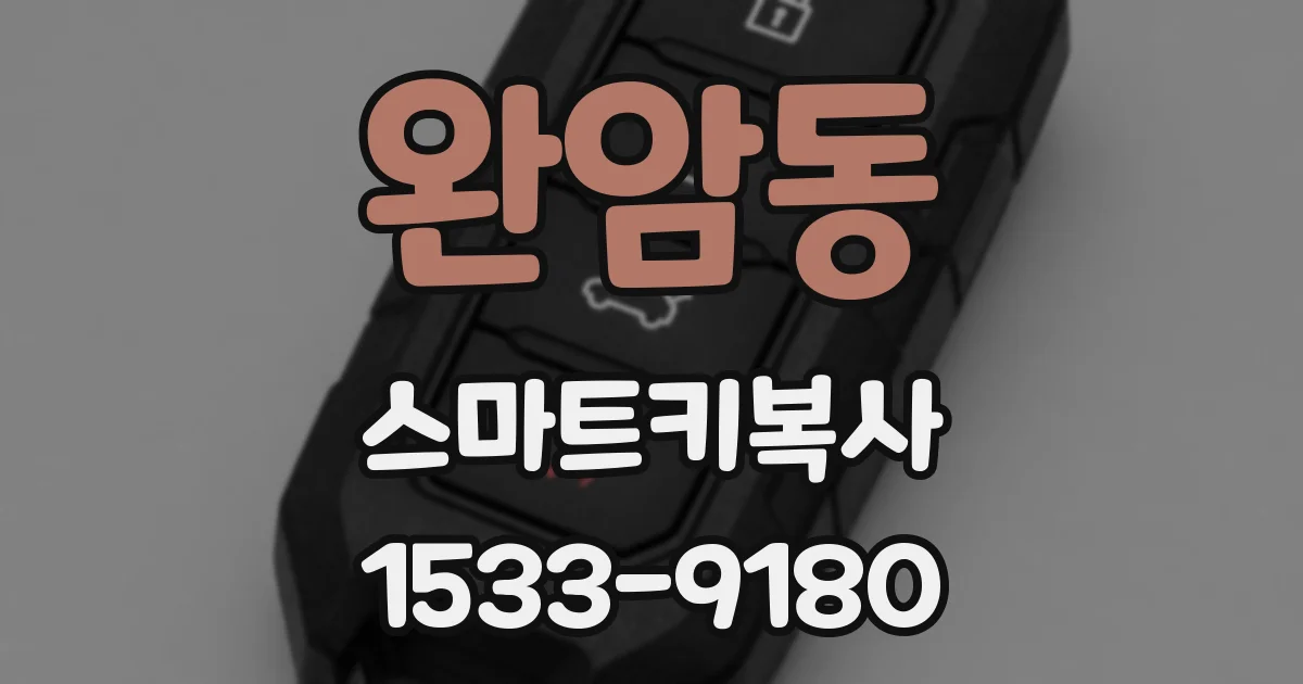 완암동 스마트키복사