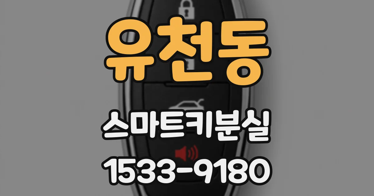 유천동 스마트키분실