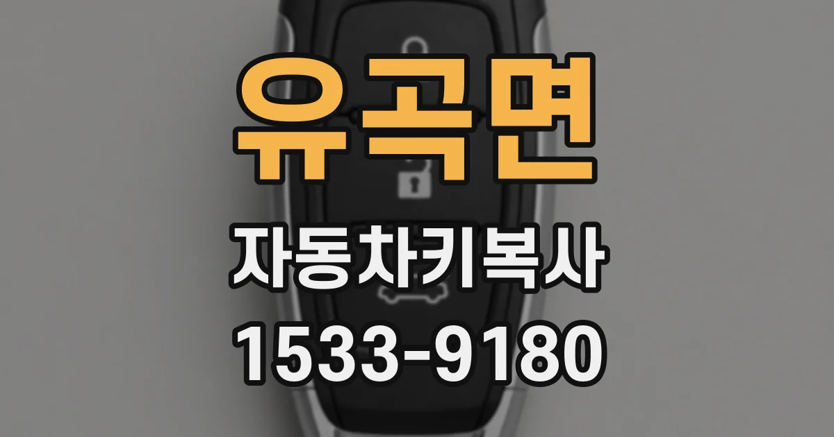 유곡면 자동차키복사