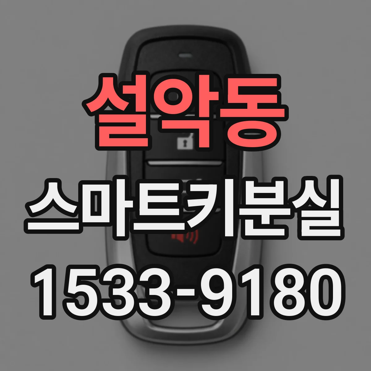 설악동 스마트키분실