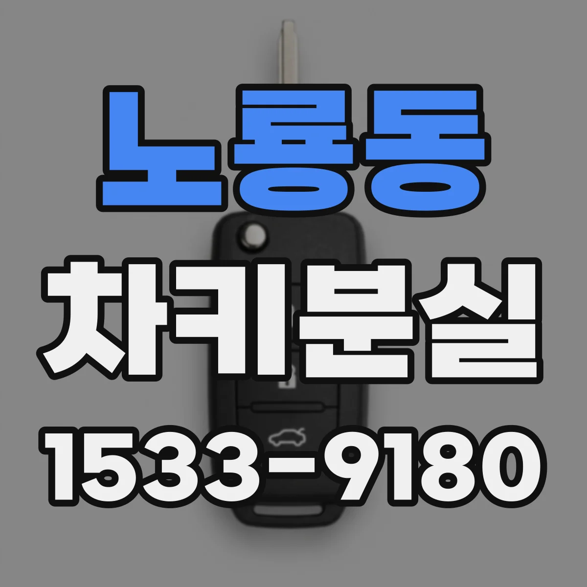 노룡동 차키분실