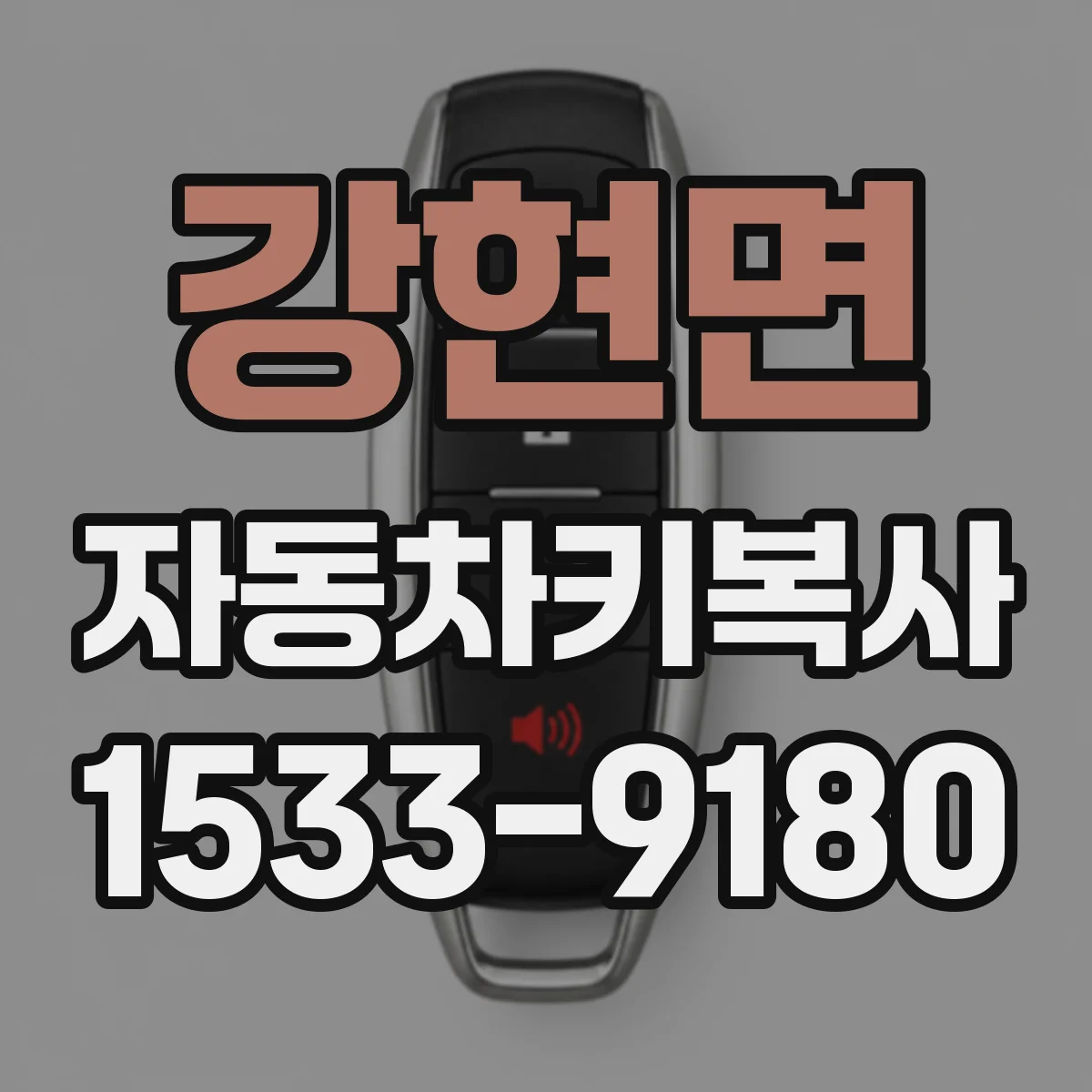 강현면 자동차키복사