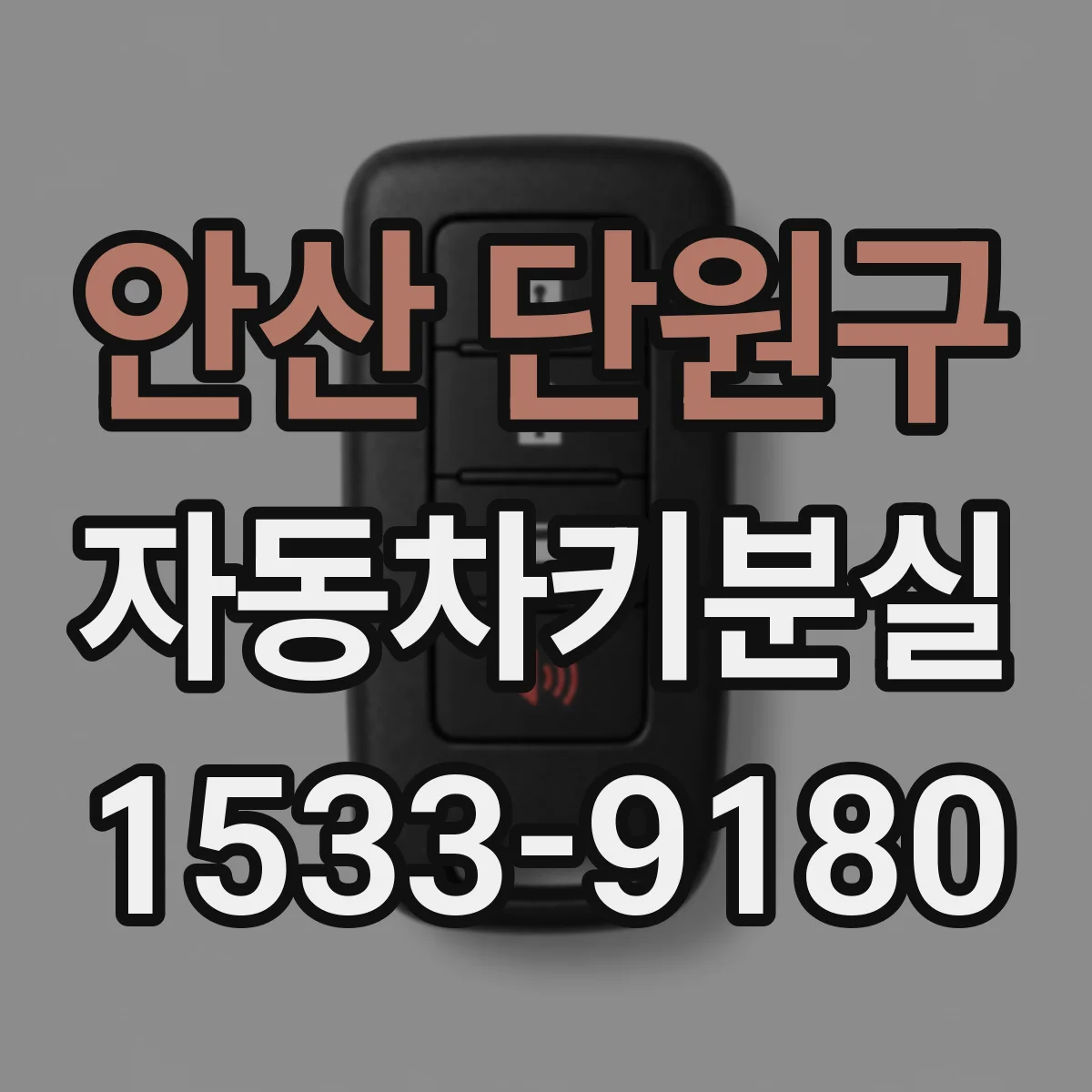 안산 단원구 자동차키분실